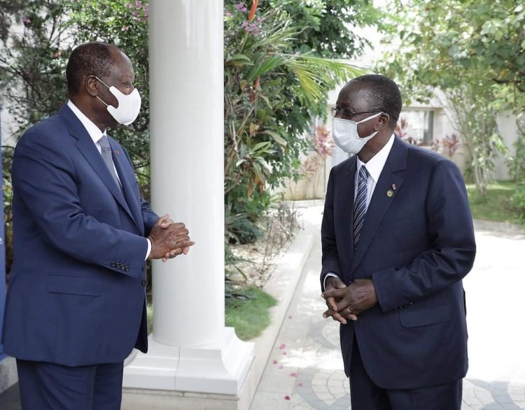 Côte d’Ivoire-Présidence : Ouattara a reparlé « physiquement » avec Ahoussou