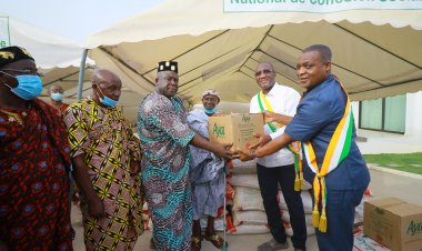 CI-Pâques 2021 : 2 élus offrent plus de 20 tonnes de vivres aux populations   