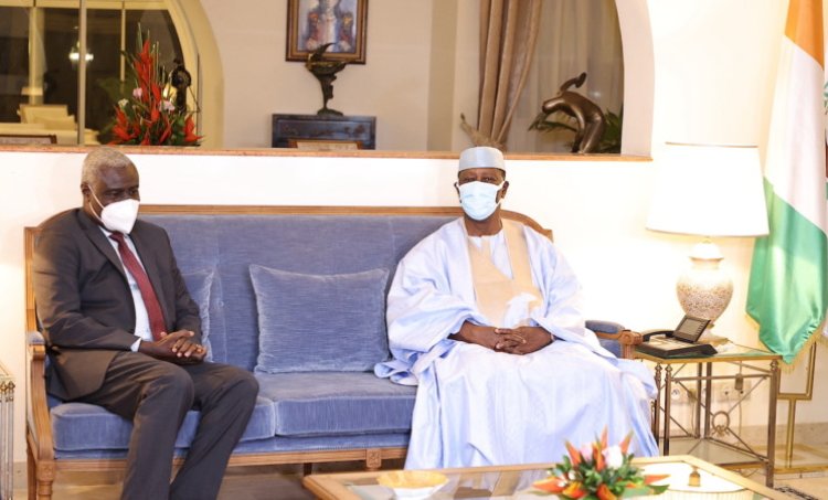 Côte d’Ivoire (Paix et sécurité) : Ouattara échange avec le patron de l’Ua