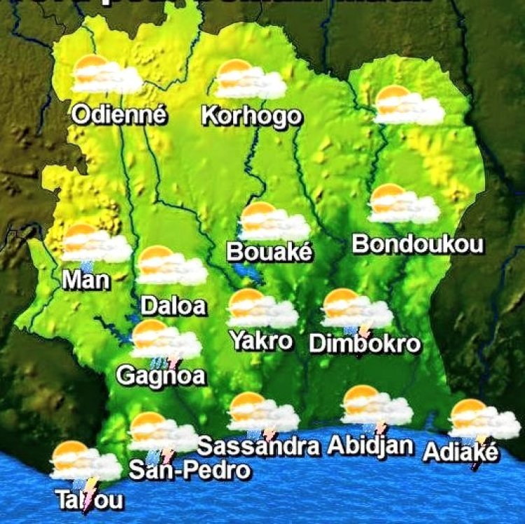 Côte d'Ivoire (Météo) : le Bulletin du 17 janvier 2023 (Sodexam)
