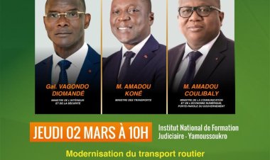 Côte d’Ivoire (Rdv du gouvernement) : 3 ministres face aux médias à Yamoussoukro