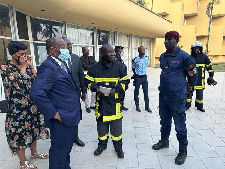 Côte d’Ivoire (Incendie au Golf Hôtel) : « Ni blessé ni perte en vie humaine » (Siandou Fofana, ministre)