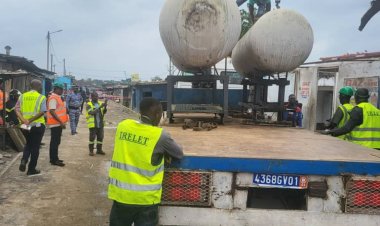 Côte d’Ivoire (Transvasement) / Un site illégal de 4 tonnes de gaz détruit
