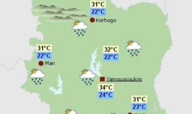 Côte d'Ivoire (Météo)/Le bulletin du 24 novembre 2023