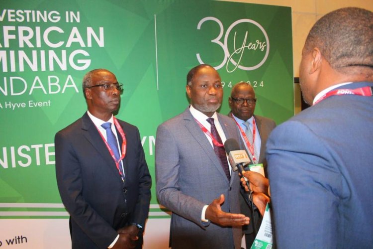 Afrique du Sud (Forum indaba mining 2024) / Sangafowa-Coulibaly « vend » le potentiel minier ivoirien à Cape Town