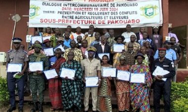 Côte d’Ivoire (Centre-ouest) / Pakouabo : agriculteurs et éleveurs cultivent la paix sociale