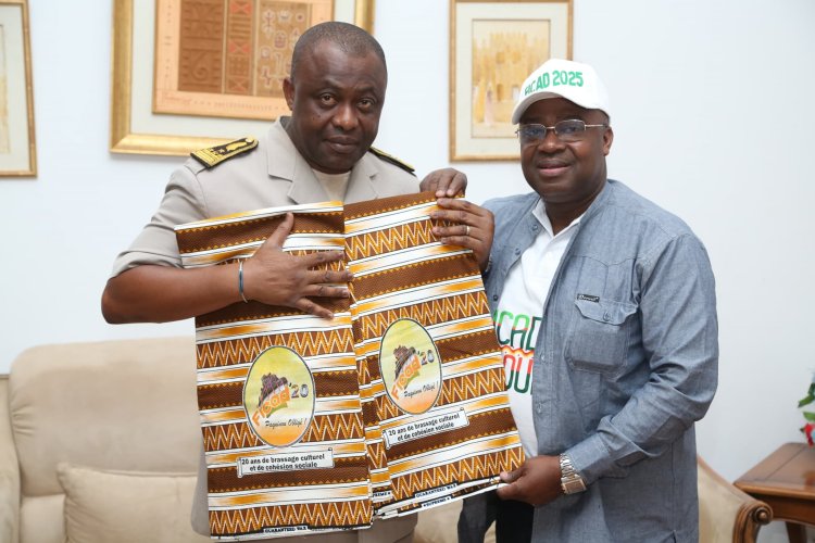 Côte d’Ivoire (FICAD 2025) / Olivier Akoto (CG) reçu par le préfet Djiké