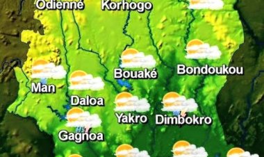 Côte d'Ivoire (Météo) / Le bulletin du 8 juillet 2025 (SODEXAM)