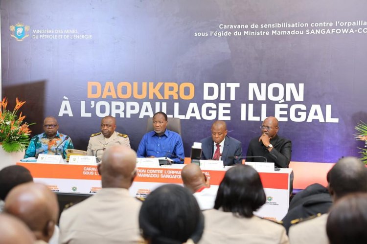 Côte d’Ivoire (Orpaillage illégal) / Sangafowa dope la lutte  dans l'Iffou et le Moronou!
