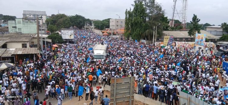 Côte d’Ivoire (PDCI-PPA-CI) / Le monde massivement sorti ce 09 août 2025 à Yopougon!