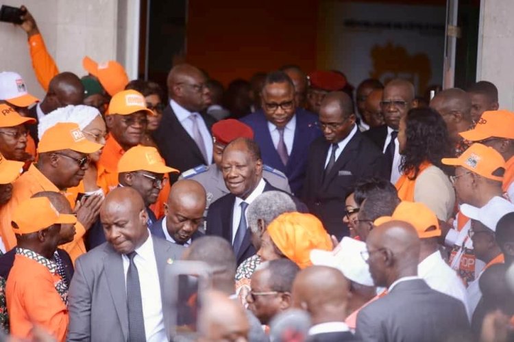 Côte d’Ivoire (Présidentielle 2025 / «Je réponds à l’appel du RHDP et de nombreux Ivoiriens » (Ouattara, à la CEI)