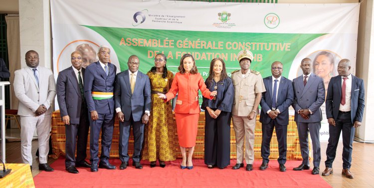 Côte d’Ivoire (Fondation INP-HB) / Françoise Remarck (1re PCA) s’engage pour le rayonnement international de l'Institut