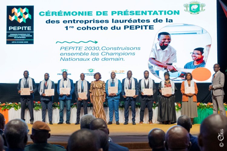 Côte d’Ivoire (Présentation officielle du PÉPITE) / « Ces entreprises incarnent la vitalité de notre tissu entrepreneurial » (Mambé, PM)
