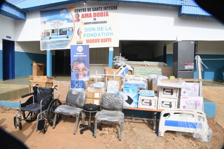 Côte d’Ivoire (Santé) / Dominique Ouattara offre des équipements médicaux au Centre d’Amapo-Kouassikro
