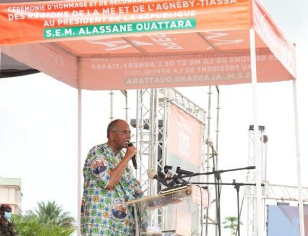 Côte d'Ivoire (Hommage) / L’Agnéby-Tiassa et La Mé avec Ouattara pour la « Grande Côte d’Ivoire »